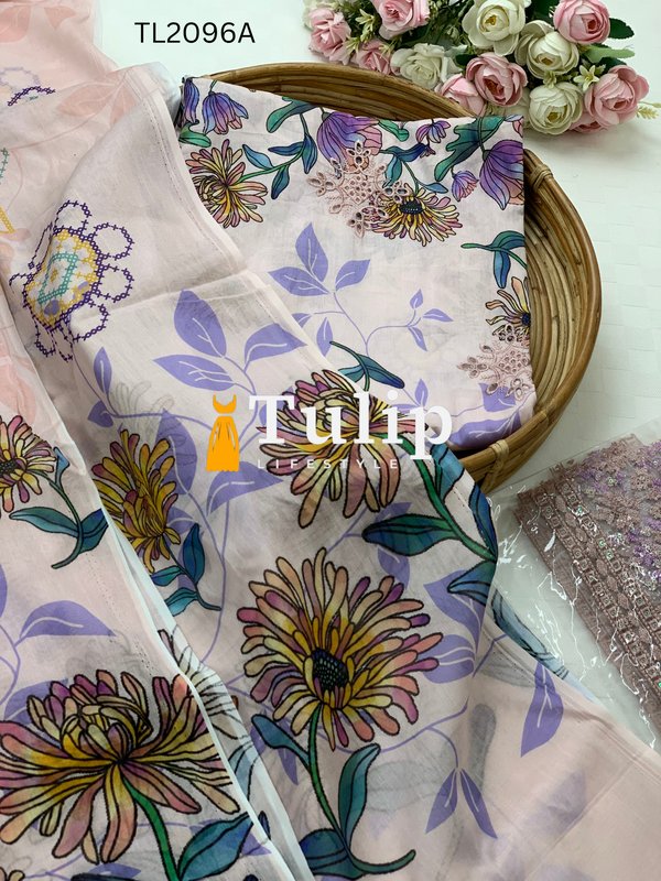 Embroidered Premium Lawn - TL2096A gallery image