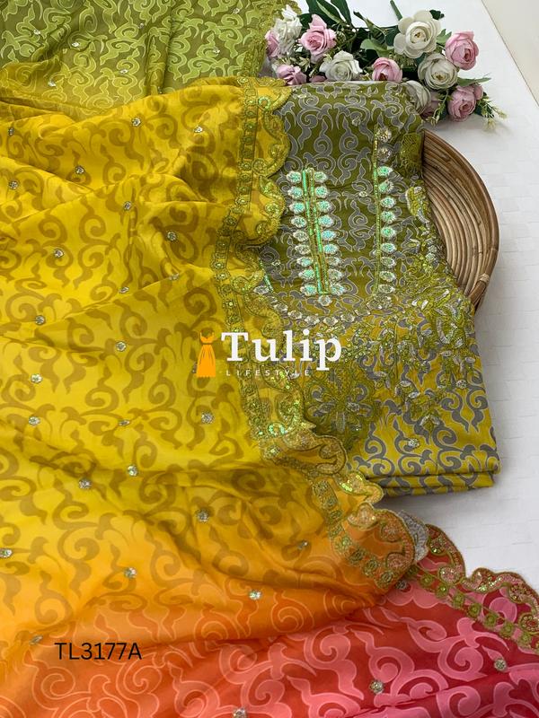 Gorgeous Cotton Lawn Dresses - TL3177A gallery image