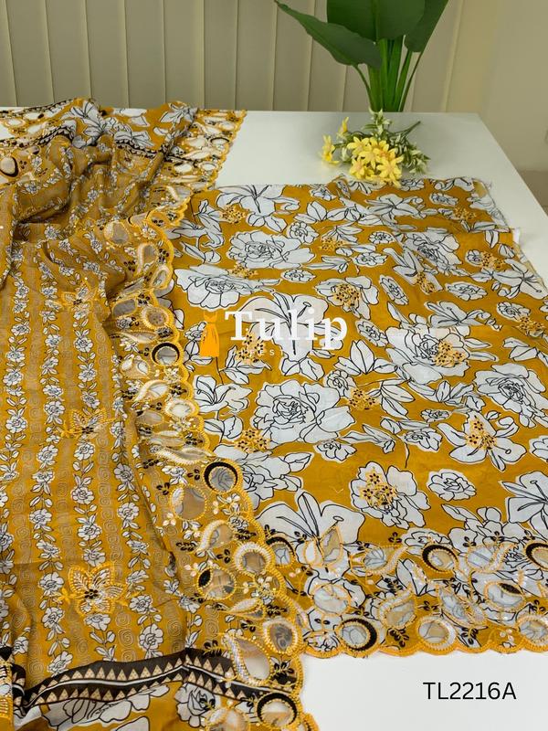 Exclusive Embroidered Cotton Lawn Dresses - TL2216A gallery image