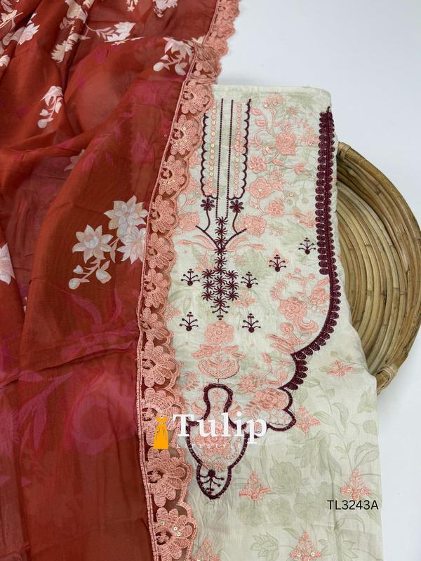 Gorgeous Embroidered Premium Lawn - TL3243A gallery image