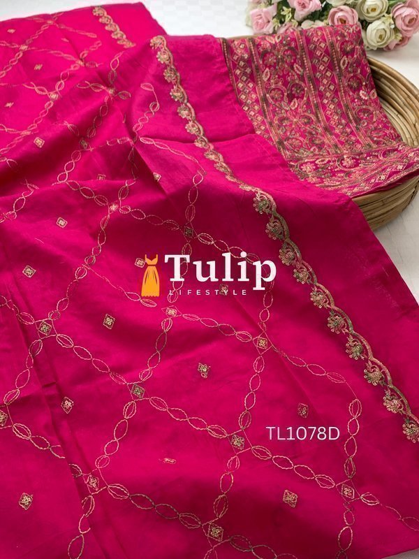 Embroidered Cotton Collection - TL1078 Color image