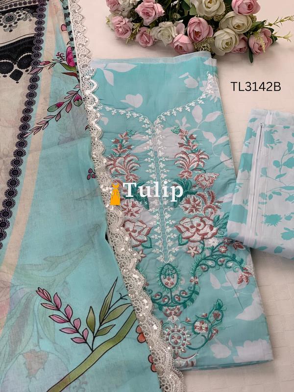 Luxury Lawn Three pieces - TL3142 Color image