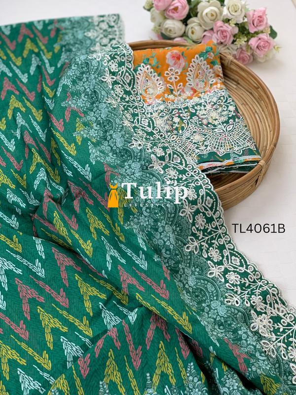 Premium Cotton Lawn Three pieces - TL4061 Color image