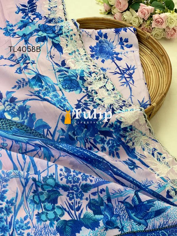 Soft Cotton Lawn Three Pieces - TL4058 Color image