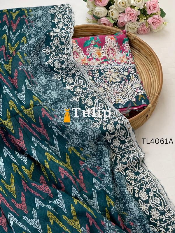 Premium Cotton Lawn Three pieces - TL4061 Color image