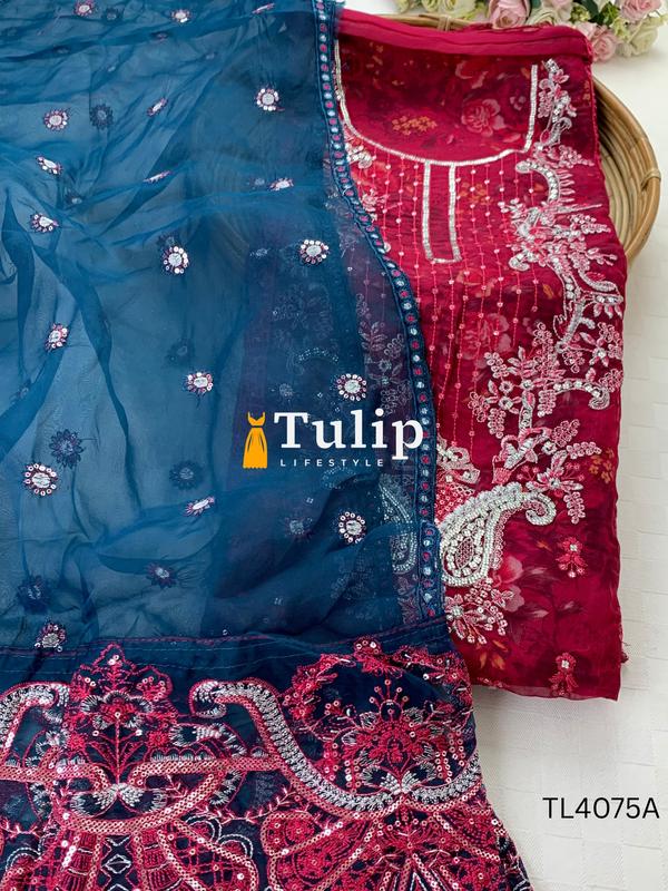 Exclusive Premium Organza Dresses - TL4075 Color image