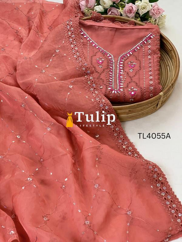 Exclusive Premium Organza Dresses - TL4055 Color image