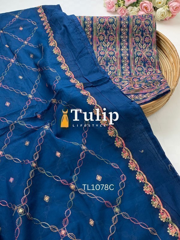 Embroidered Cotton Collection - TL1078 Color image