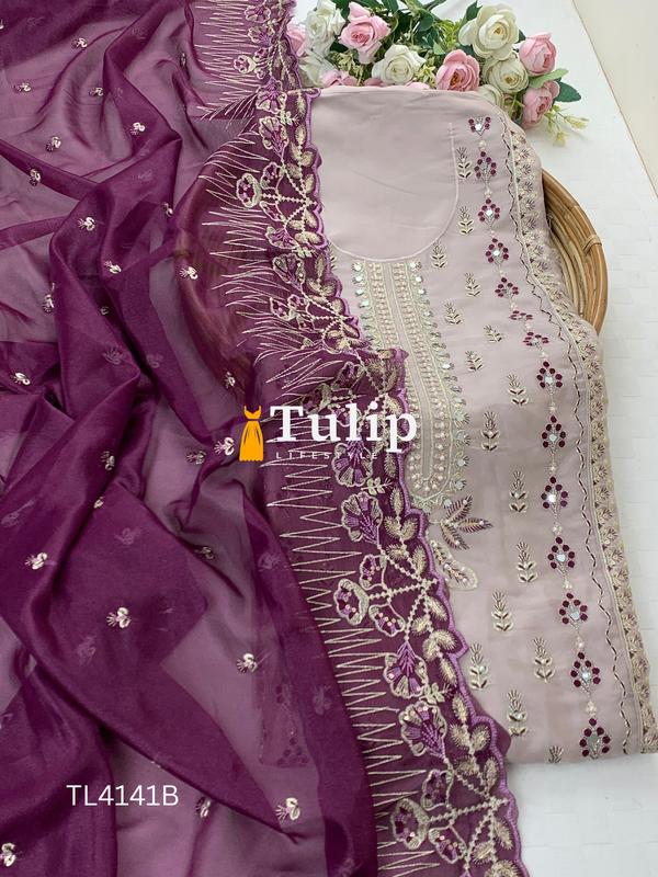 Gorgeous Soft Silk Dresses - TL4141 Color image