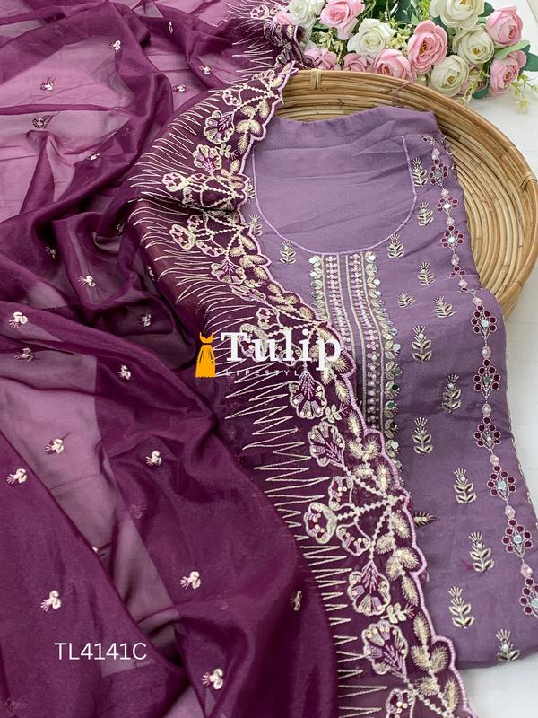 Gorgeous Soft Silk Dresses - TL4141 Color image