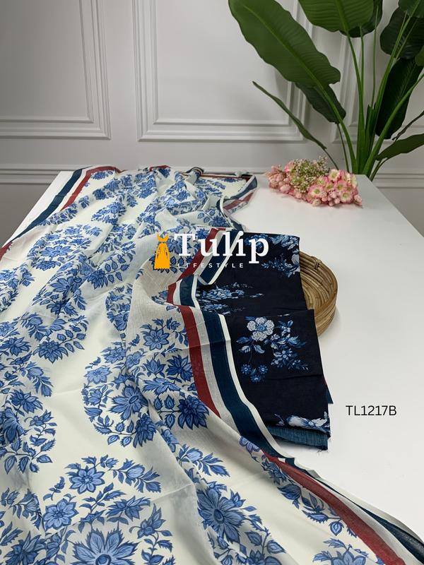 Premium Embroidered Soft Lawn - TL1217 Color image