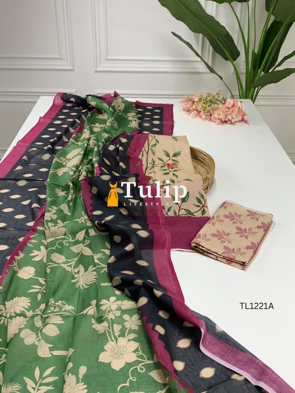 Premium Cotton Lawn Dresses - TL1221 Color image