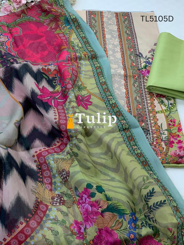 Soft Lawn Three Pieces - TL5105 Design image